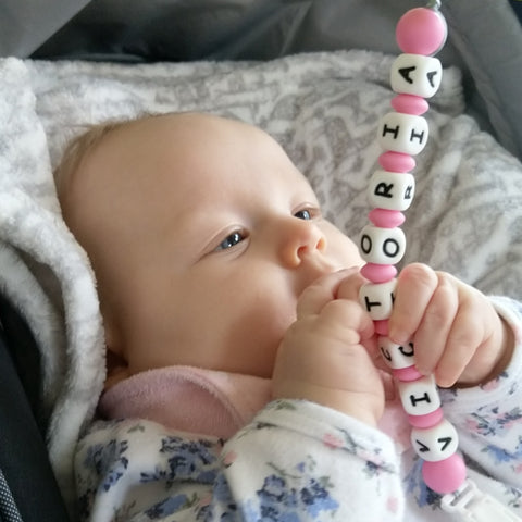 Panny & Mody Personalized Pacifier Clips