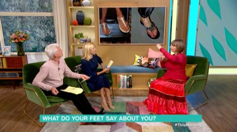 this morning philip schofield celebrity foot reader