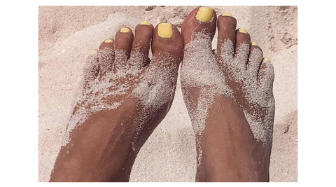 the feet of kim kardashian and bunions