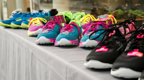colourful trainers and sneakers for running with bunions