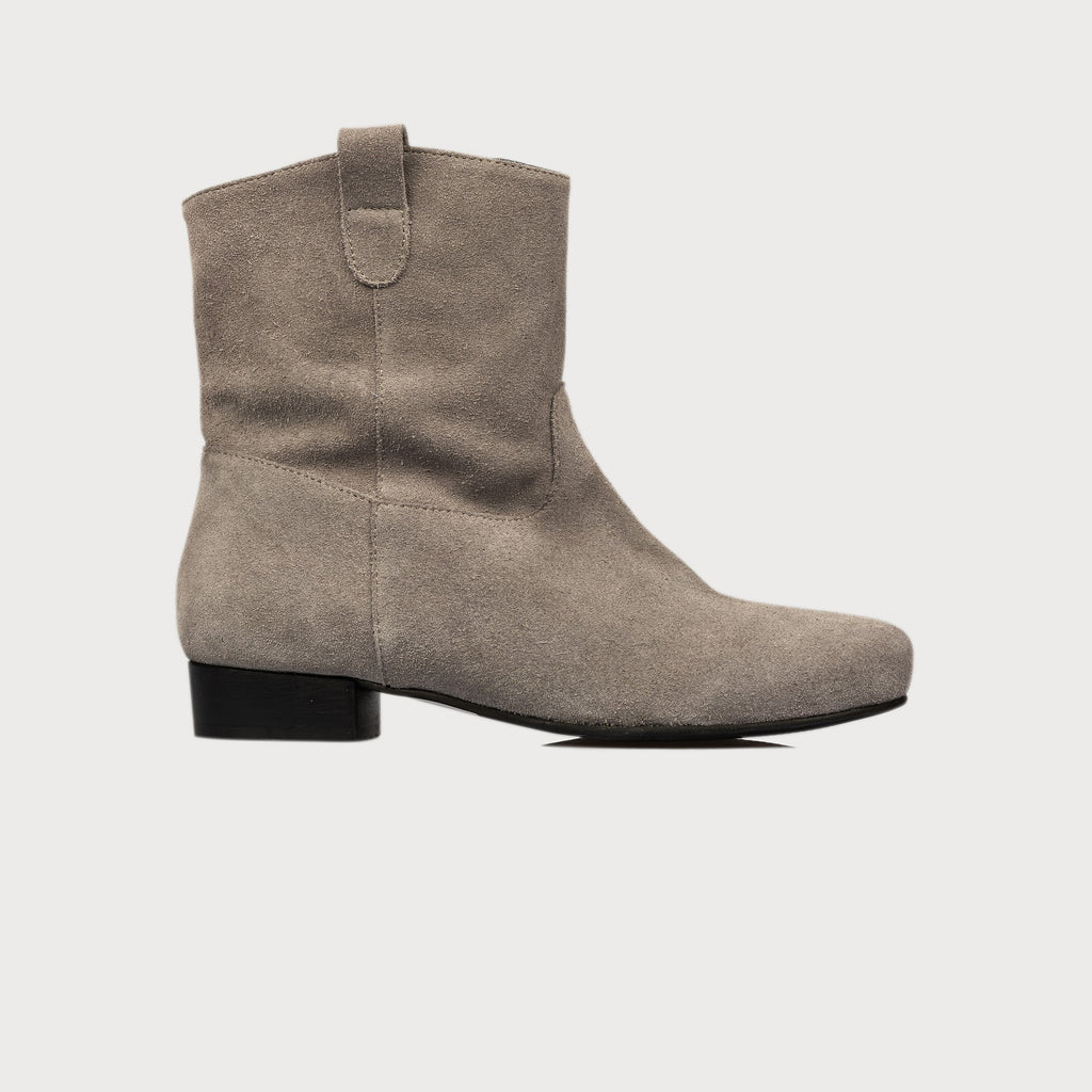 grey suede boots