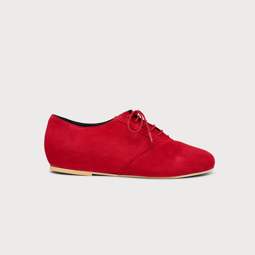 red suede brogues