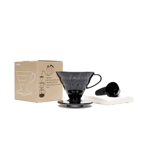 Hario V60 Plastic Coffee Dripper 02 Set With Filters Mission Coffee Works