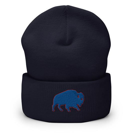 Damar Hamlin 3 Hat / Love for 3 Hat / Buffalo Bills 3 Cuffed Beanie White