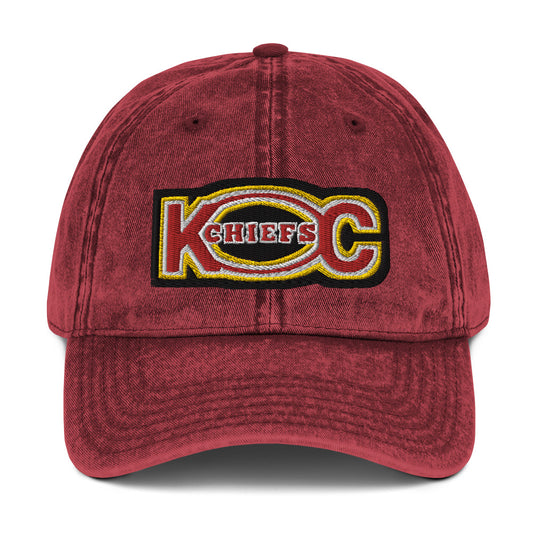 Kansas City Hat / Chiefs Hat / Kansas City Chiefs Vintage Cap