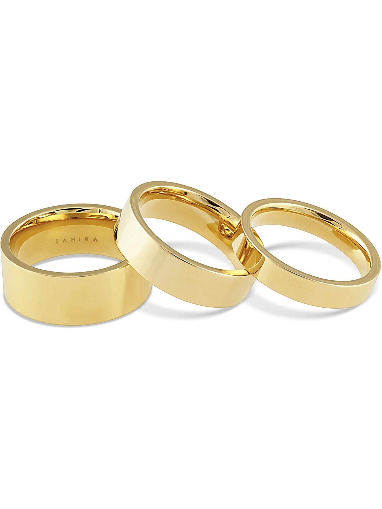 Flat Stackable Ring Set