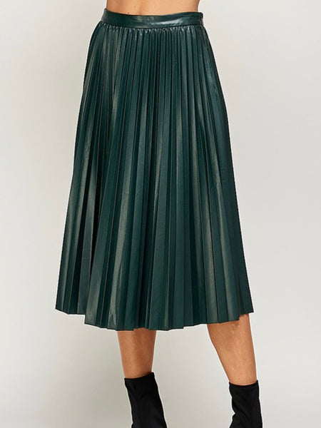 Ameri MILA VELOUR CUT SKIRT - www.johnsonestatelaw.com