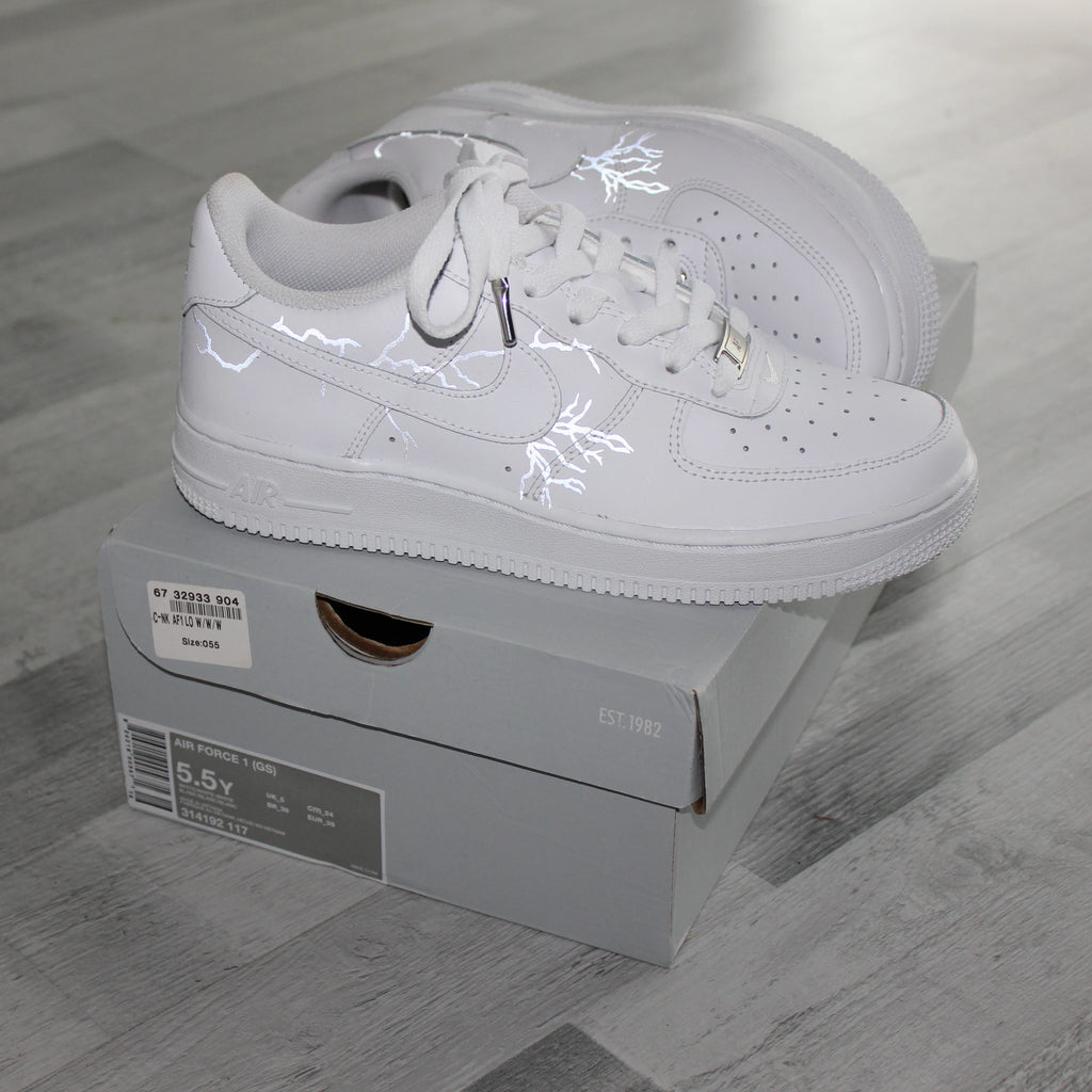 custom reflective air force 1