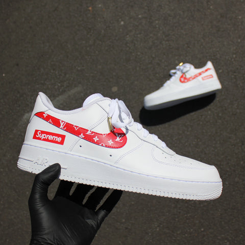 louis vuitton supreme nike air force 1