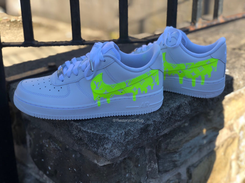 neon blue air force ones \u003e Clearance shop