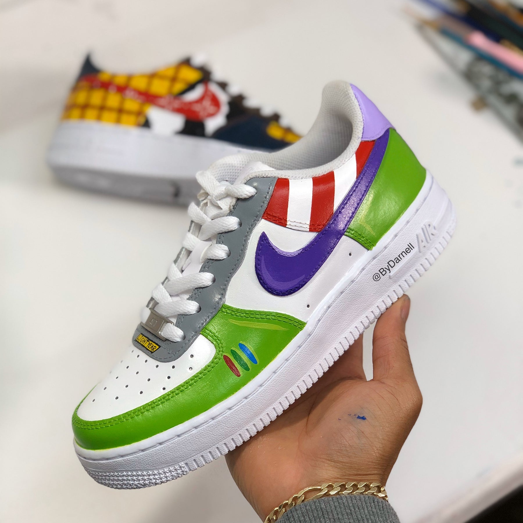 custom toy story air forces