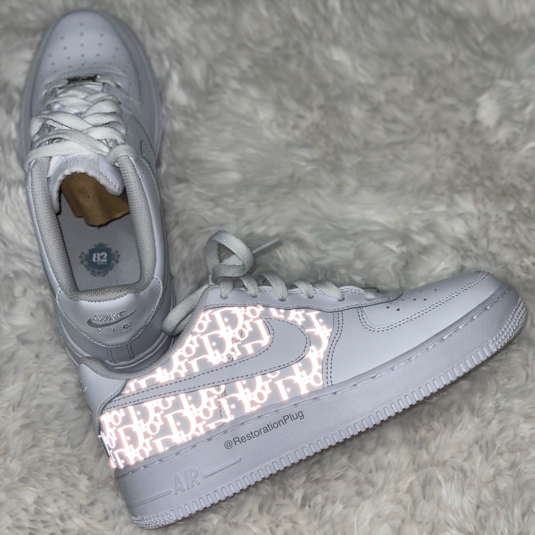 reflective air force 1 custom