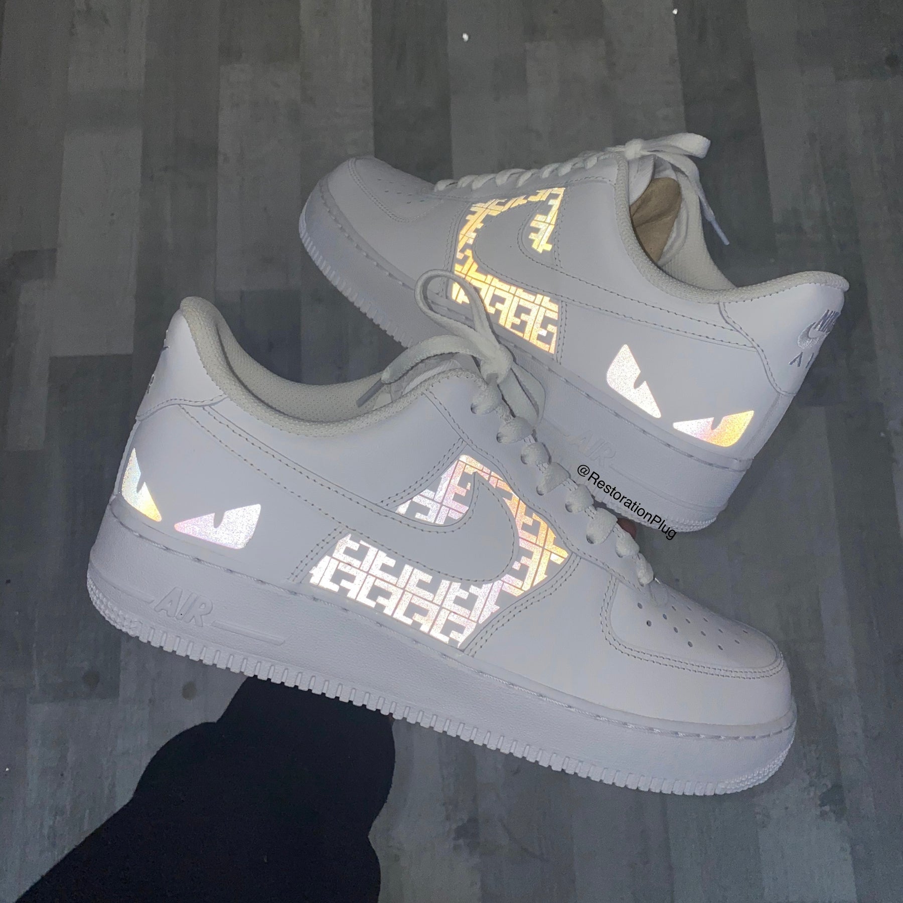 nike air force 1 lightning reflective