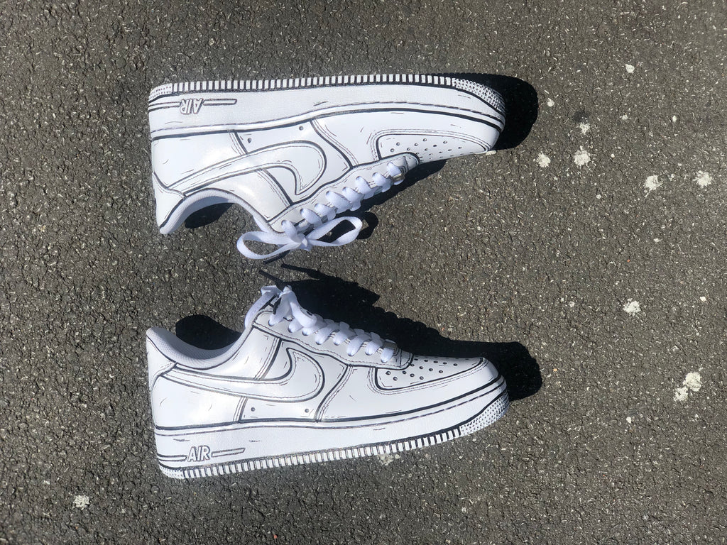 cartoon effect air force 1