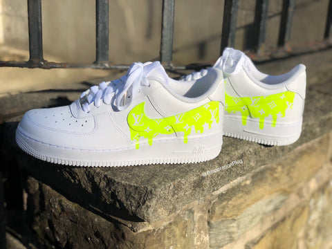neon yellow air force 1