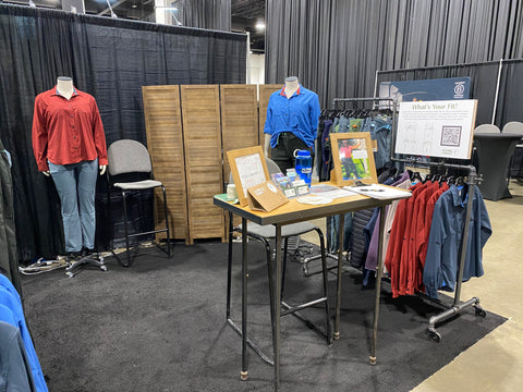 Our booth setup at Big Gear Show