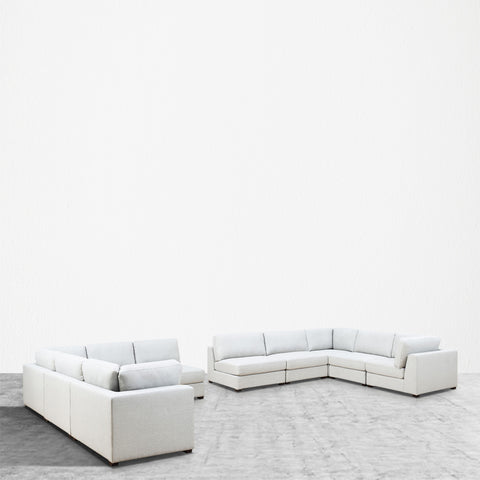 REED 10A Modular Deep Seating Sofa Sectional, 10-piece (Out of Stock)