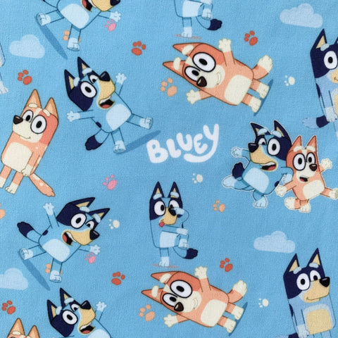 Offcut Pastel Bluey Fabric – Mabel and Roo