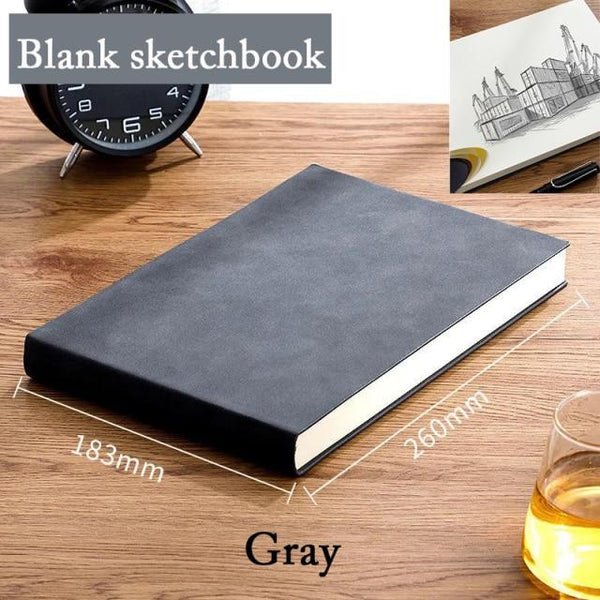 Horizontal B5 Notebook Stationary Endmore. | A Life Well Designed. Gray blank 