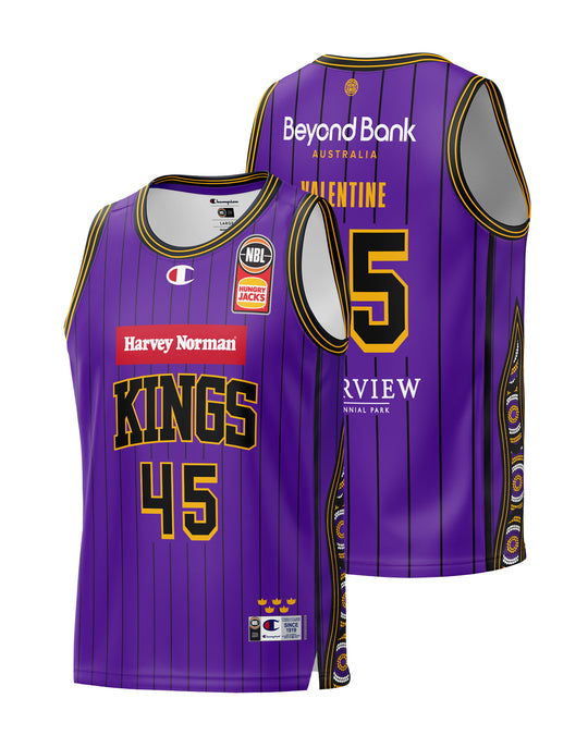 NBL Philips Championship SYDNEY KINGS Medium Shirt Jersey Australian  Basketball