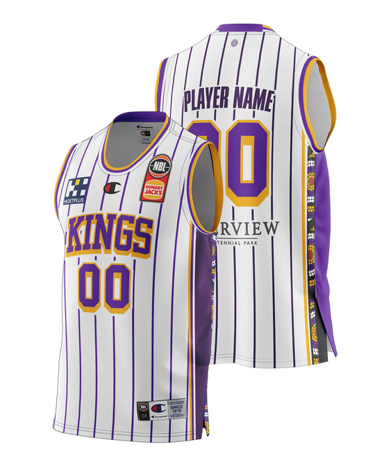 Jaylen Adams Sydney Kings NBL Home Authentic Jersey - Purple - Throwback