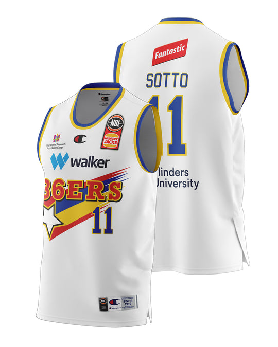 Adelaide 36ers 20/21 Authentic Home Jersey - Sunday Dech, NBL