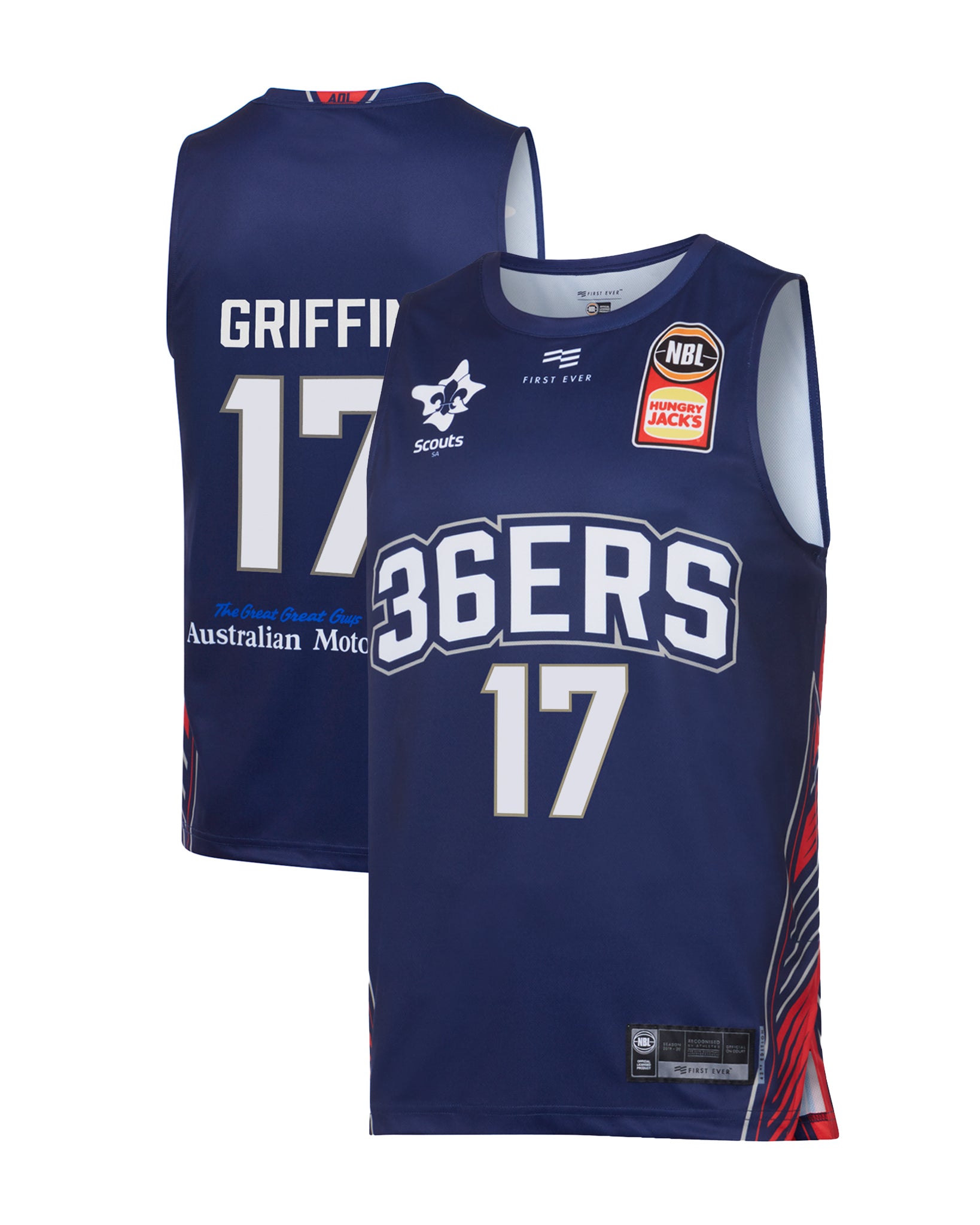 adelaide 36ers jersey