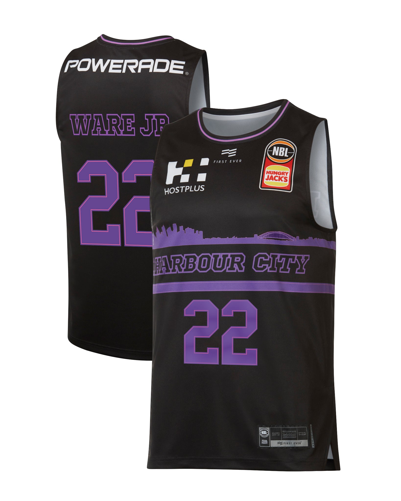 kings black and purple jersey