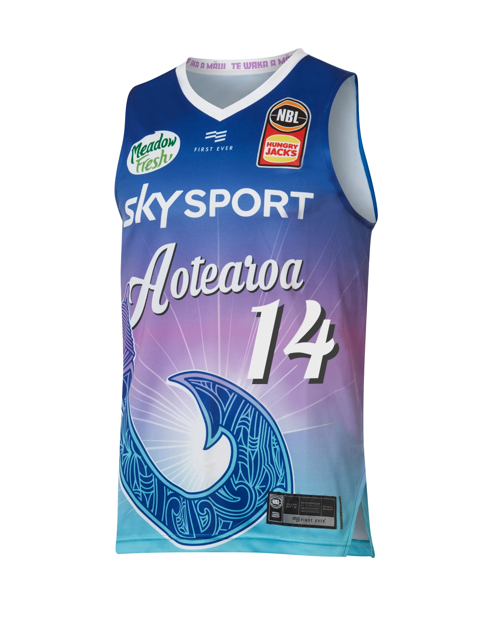 rj hampton new zealand breakers jersey