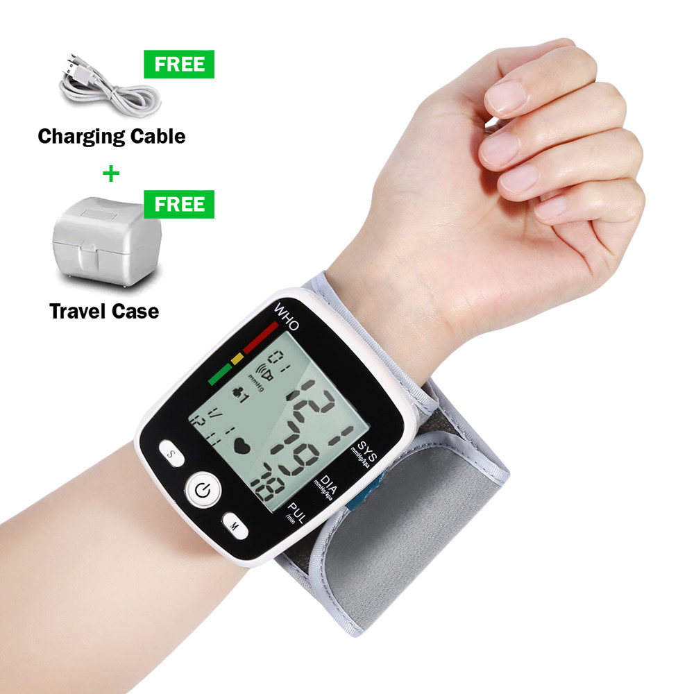 Rechargeable Wrist Blood Pressure Monitor