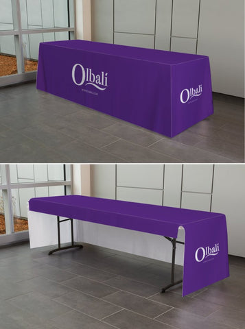 Olbali Purple 8 foot Table Cloth