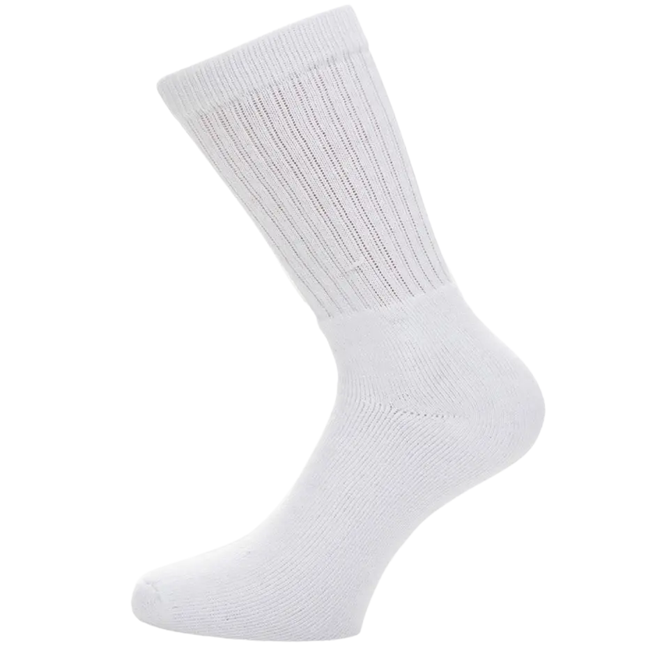 MagicFit White Sports Socks - 2 pair pack | Coes