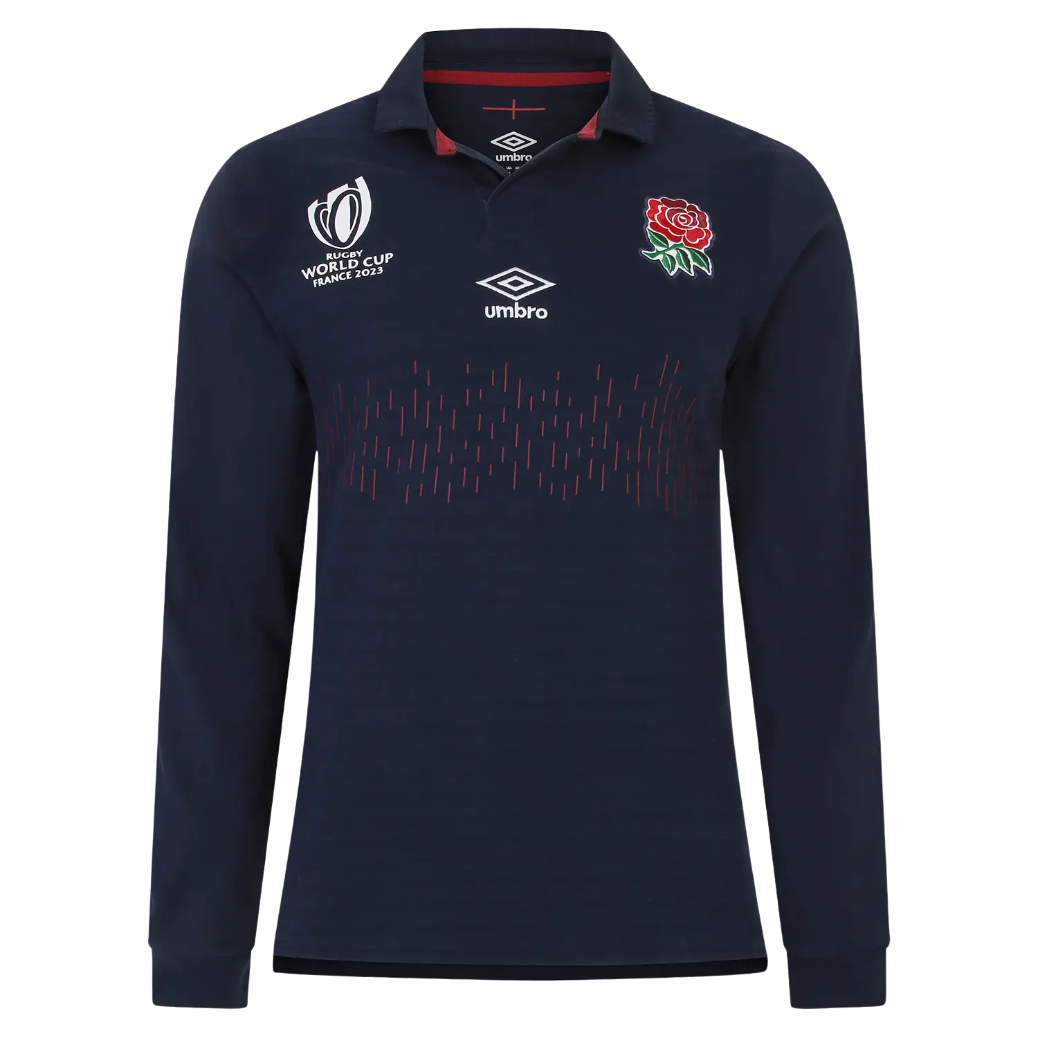 Umbro England Rugby World Cup 23/24 Alternate Classic Jersey Long Sleeved Top