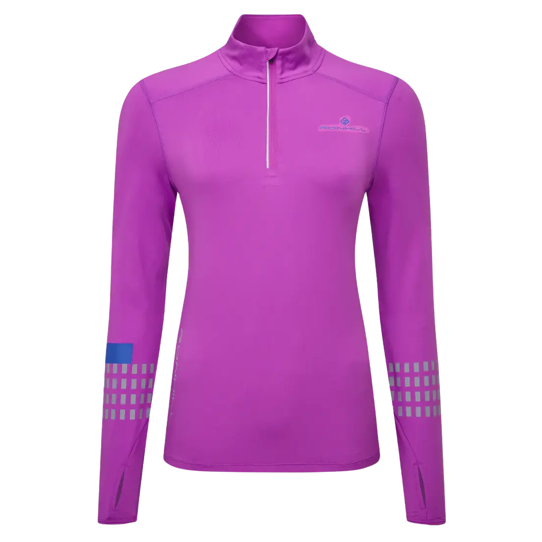 Ronhill Tech Afterhours Zip Neck Base Layer Running Tee for Women