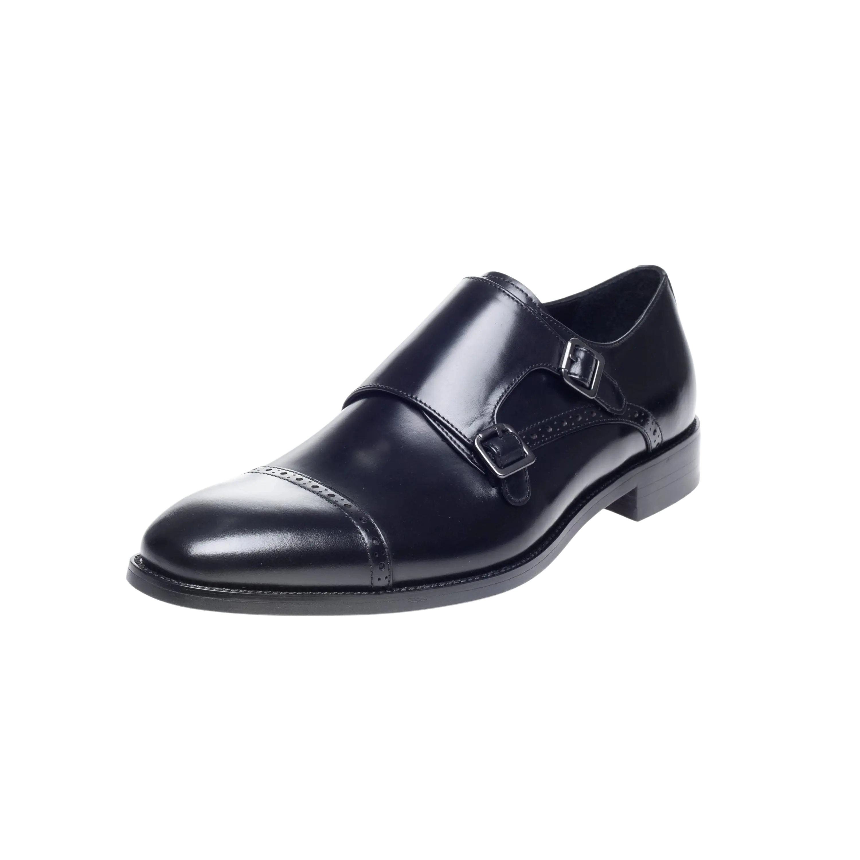 John White Alderney Shoe Double Monk Oxford Shoes for Men