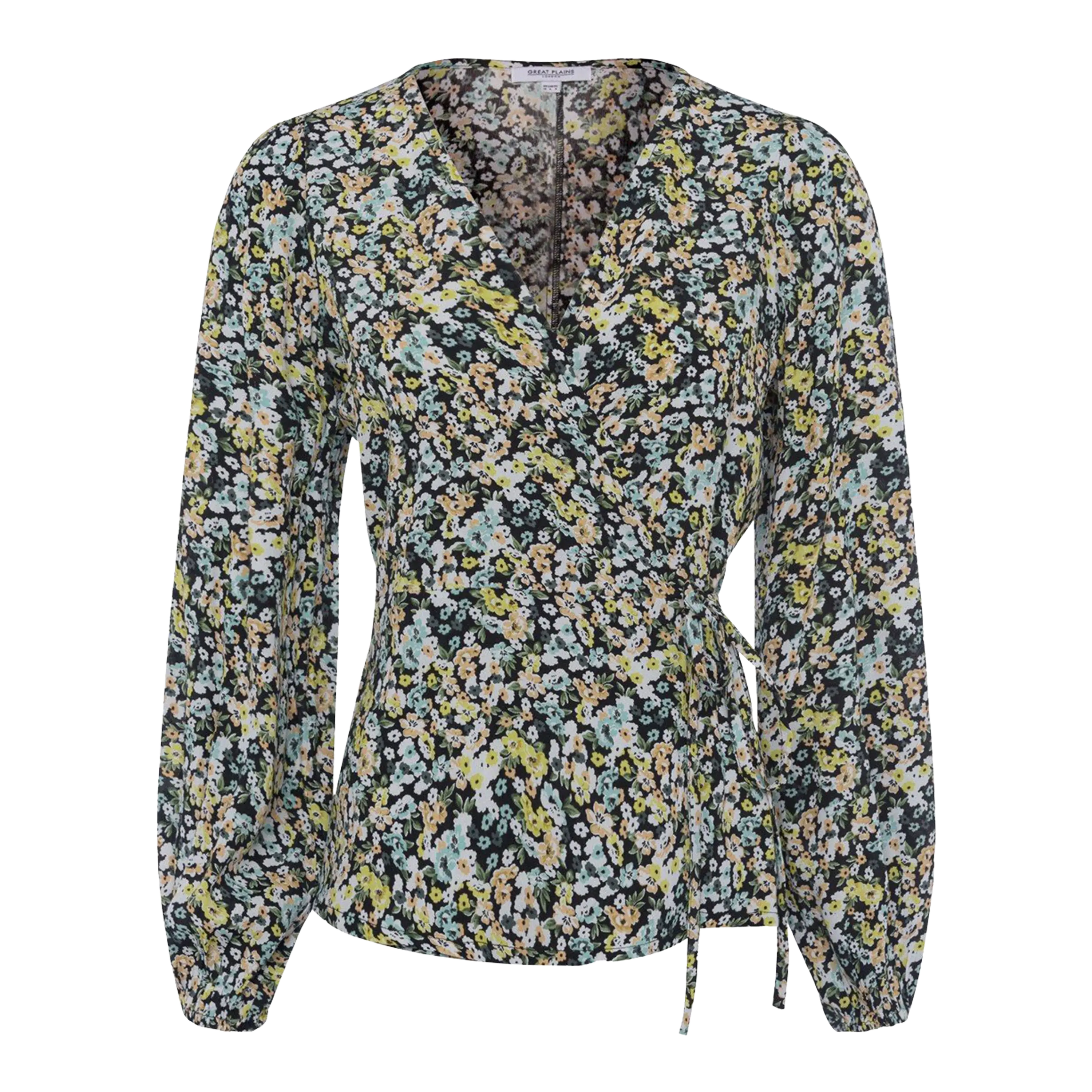 Great Plains Winter Bloom Wrap Top for Women