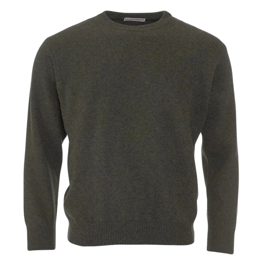 Golding Lambswool Crew Neck Sweater in Forest
