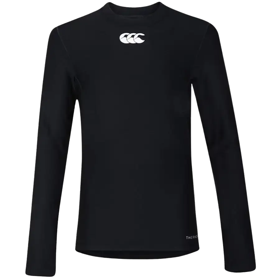 Canterbury Thermoreg Long Sleeve Base Layer Top in Black