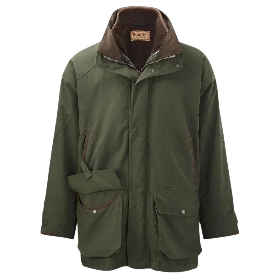 Schoffel Mens Ptarmigan Interactive Coat in Hunter Green