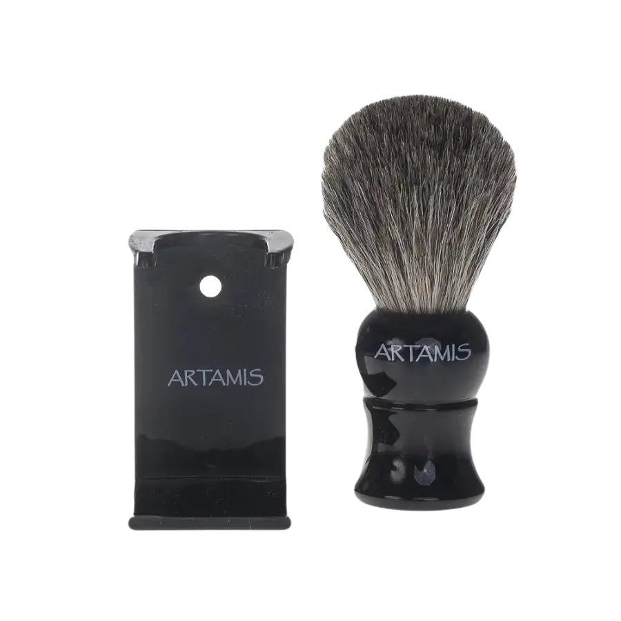 Artamis Mens Mixed Badger Shaving Brush in Black