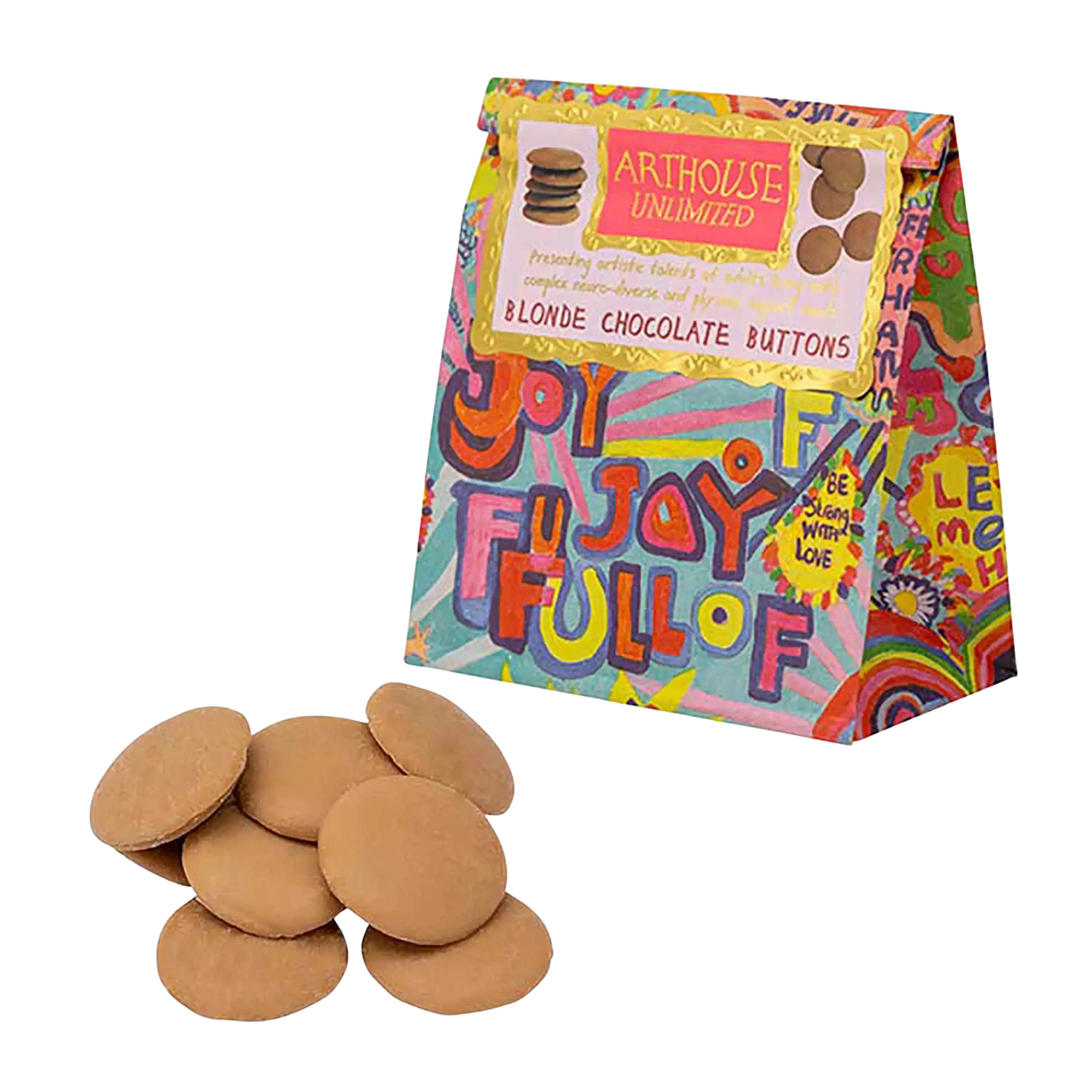 Arthouse Unlimited The Full of Joy Chocolate Buttons