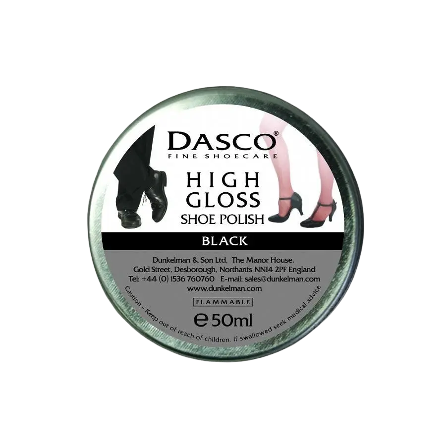 Dasco High Gloss Shoe Polish in Black