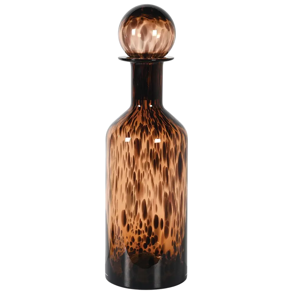 Coach House Tall Tortoise Shell Effect Bottle With Ball Top