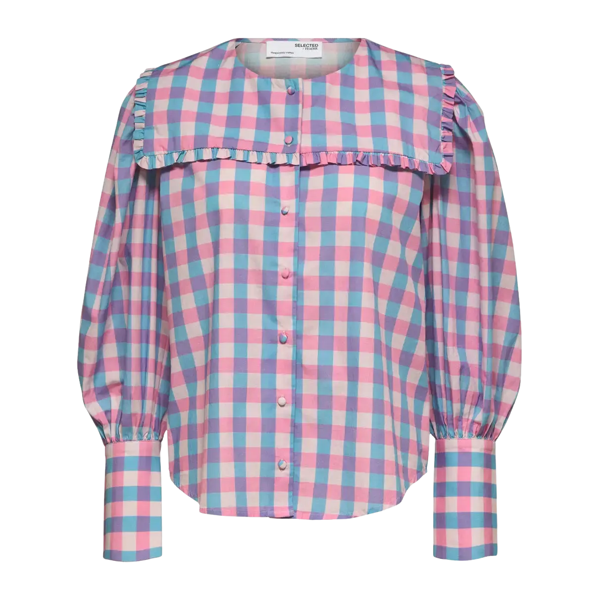 Selected Femme Blair Sailor Collar Shirt for Women