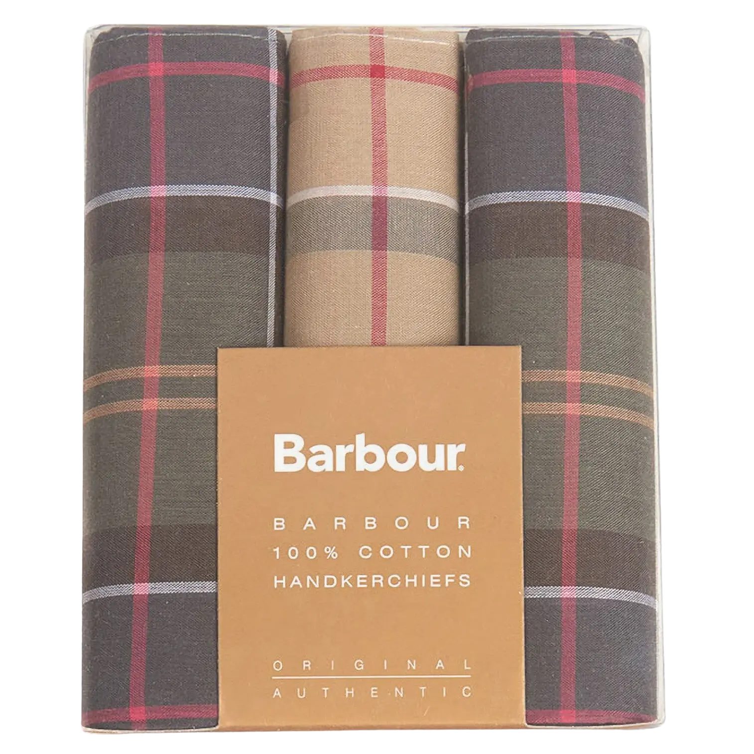 Barbour Tartan Handkerchief Gift Box Set