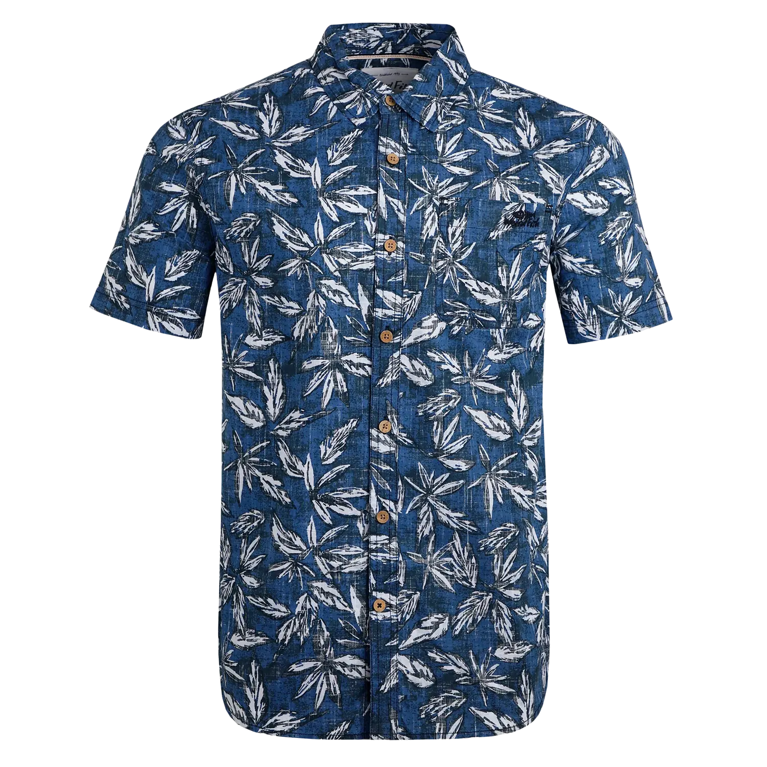 Weird Fish Faraway Organic Short Sleeve Printed Shirt for Men