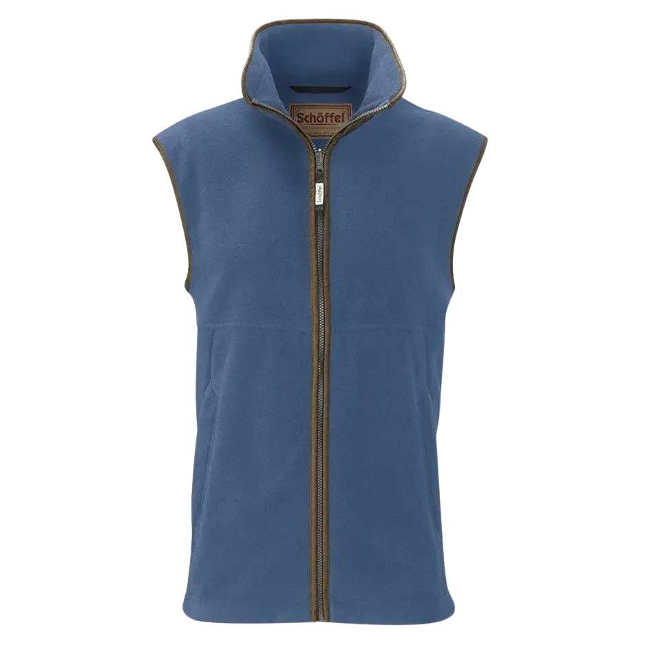 Schoffel Cobalt Oakham Fleece Gilet for Men