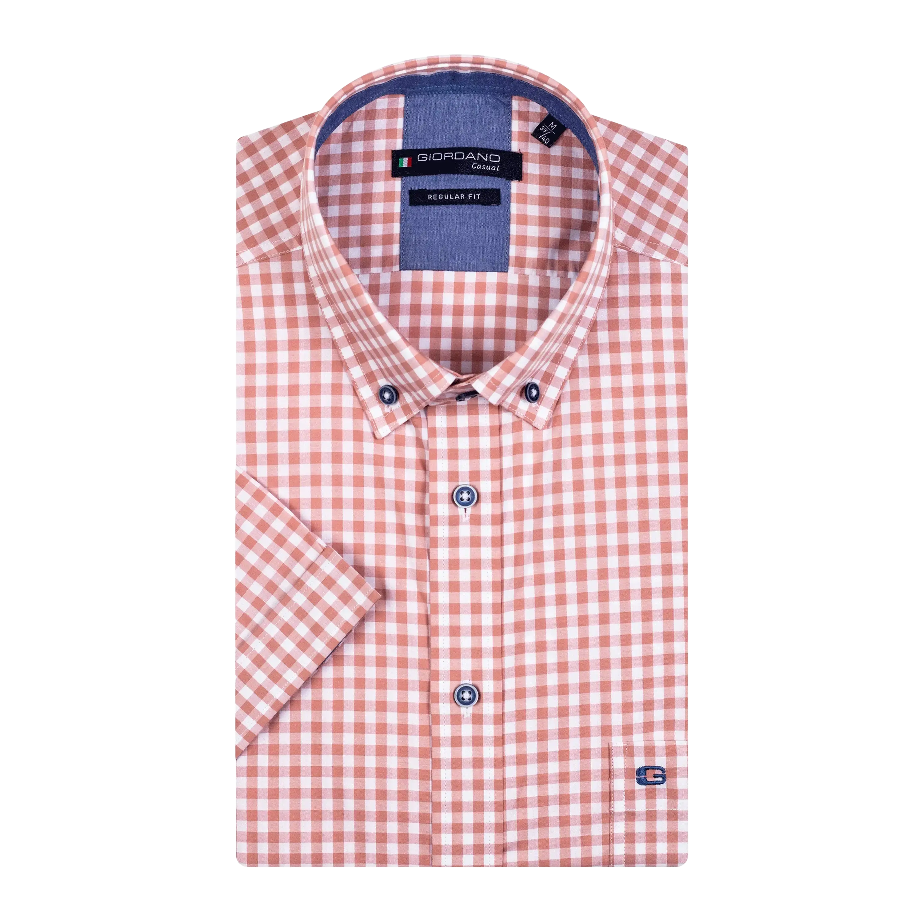 Giordano Gingham Short Sleeve Shirt