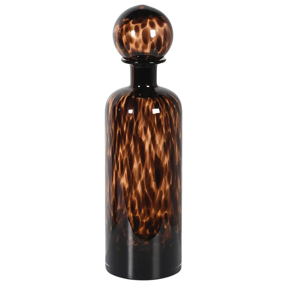 Coach House Large Tortoise Shell Effect Bottle With Ball Top