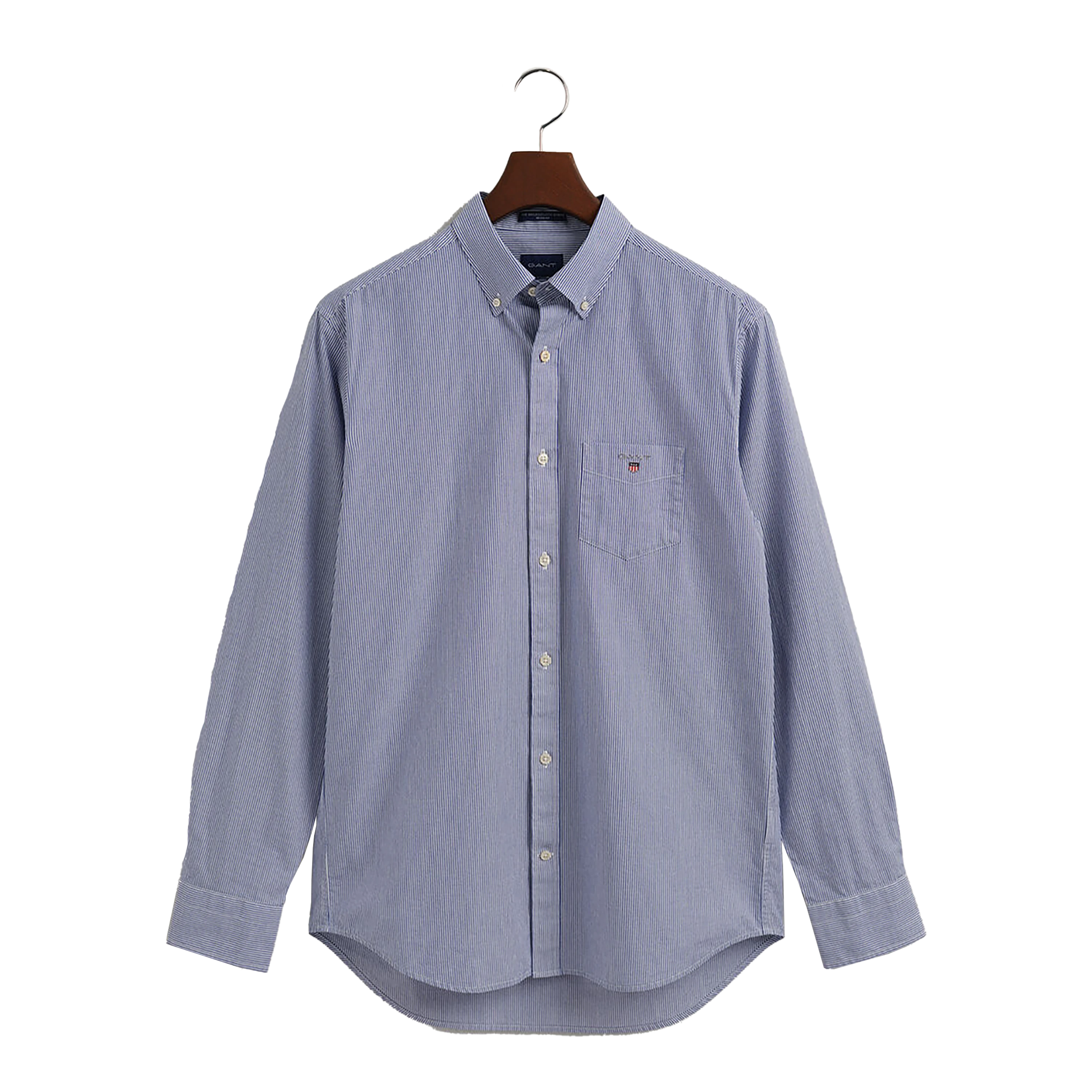GANT Broadcloth Banker Stripe Long Sleeve Shirt for Men